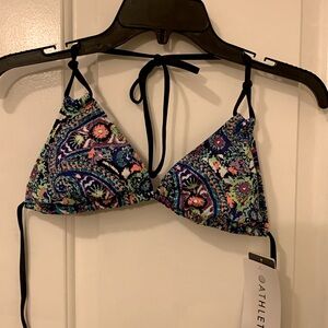 ATHLETA Baja Notsostringy Bikini Top Size:M NWT☀️🏝️